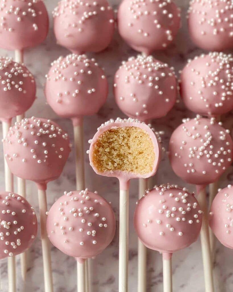 Starbucks Copycat Birthday Cake Pops Recipe