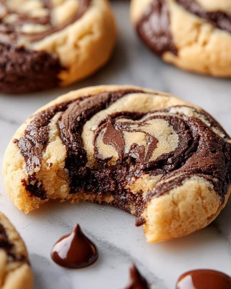 Peanut Butter Brownie Swirl Cookies Recipe