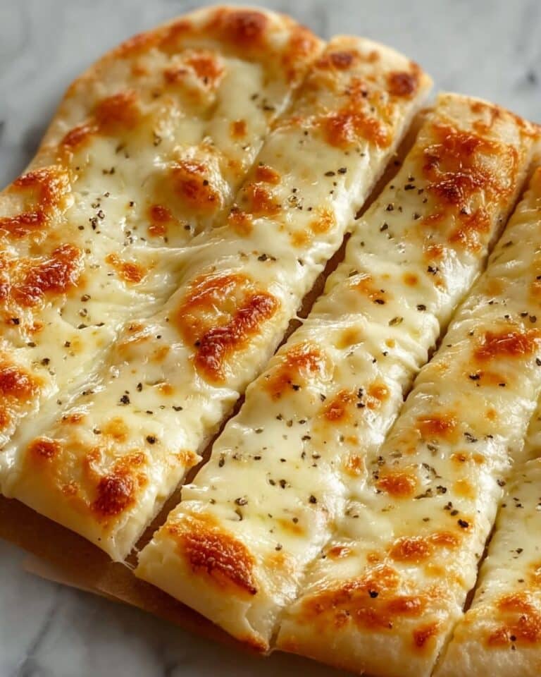 Homemade Cheesy Breadsticks Recipe