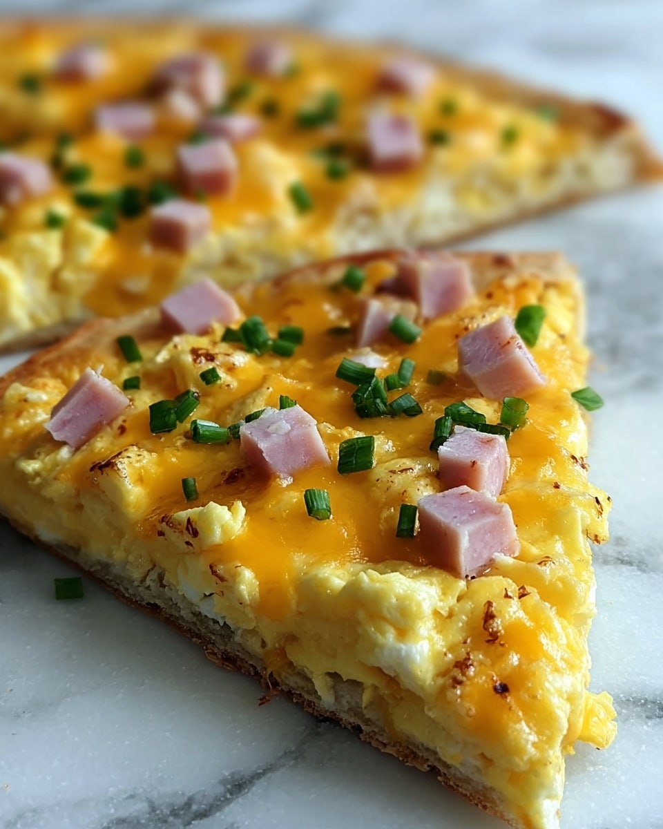 Simple Breakfast Tortilla Pizza Recipe