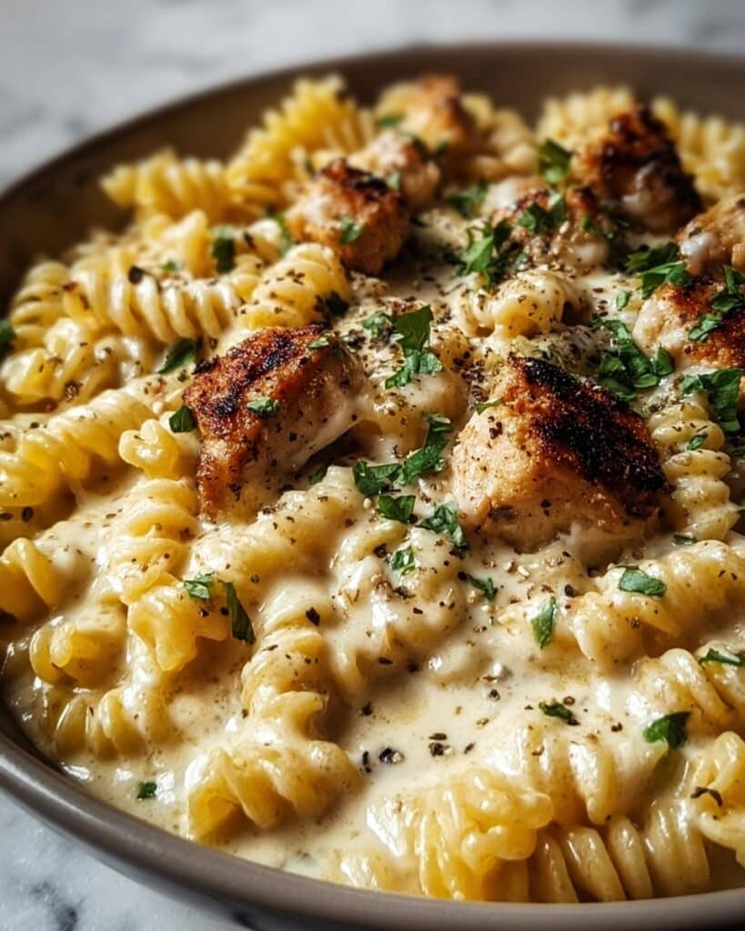 Easy Parmesan Chicken Pasta Recipe