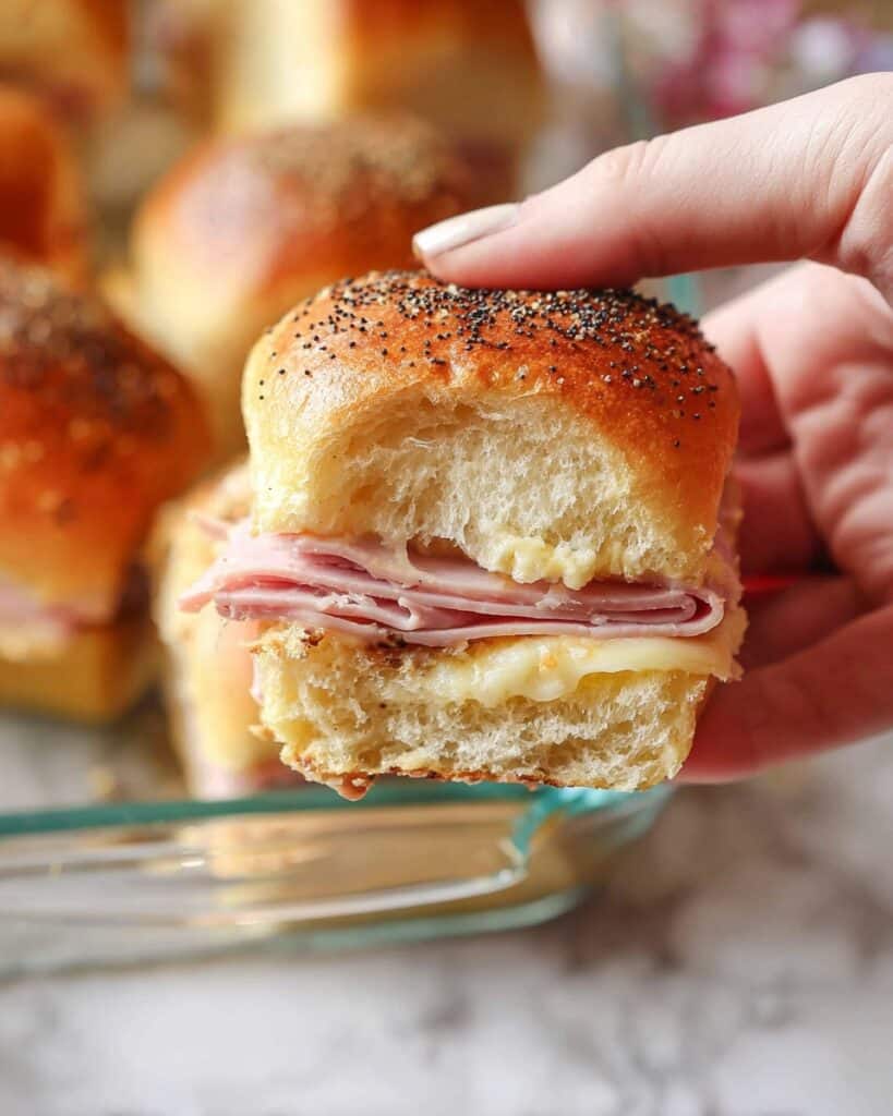 Ham and Havarti Cheese Sliders Recipe