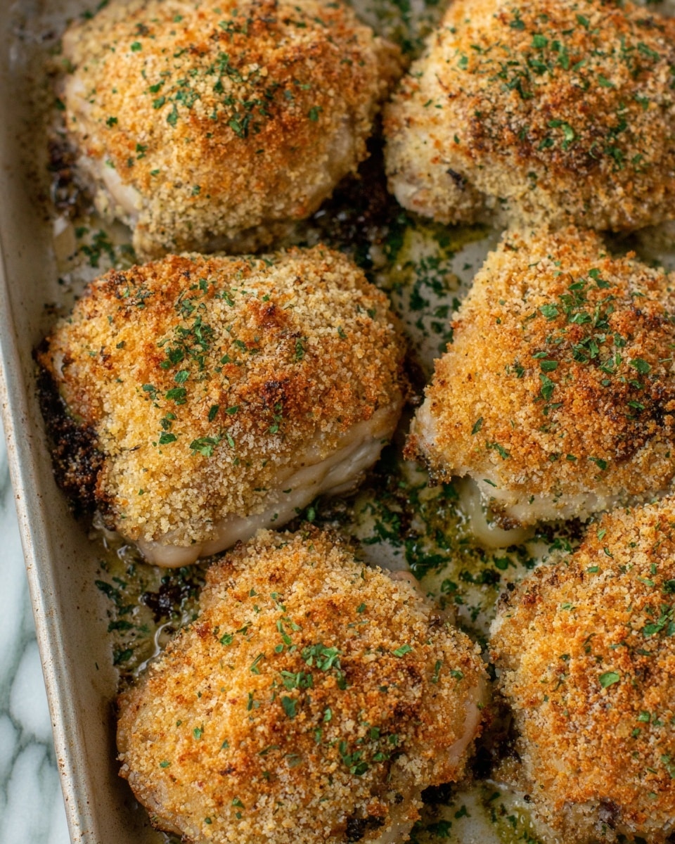 Garlic Parmesan Chicken Thighs Recipe