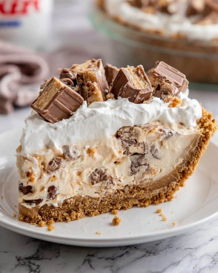 No-Bake Snickers Pie Recipe