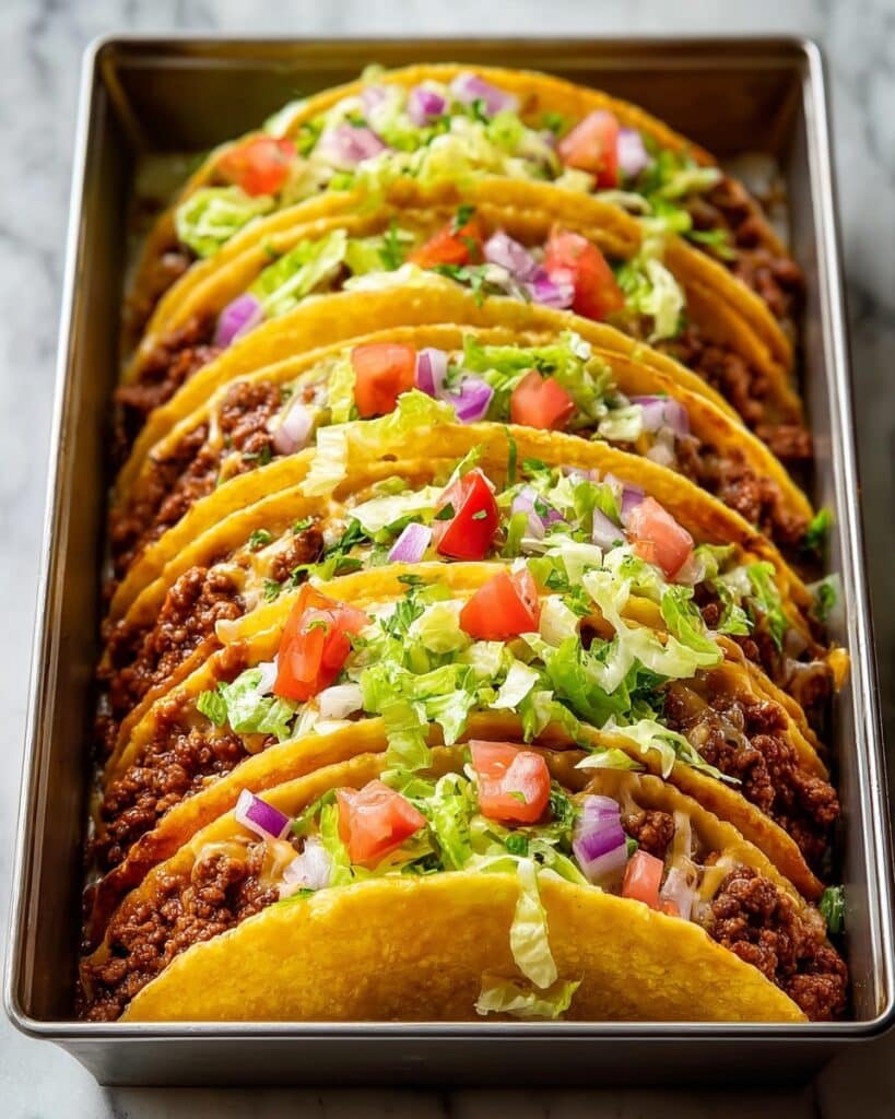 Oven-Baked Cheesy Tacos Recipe