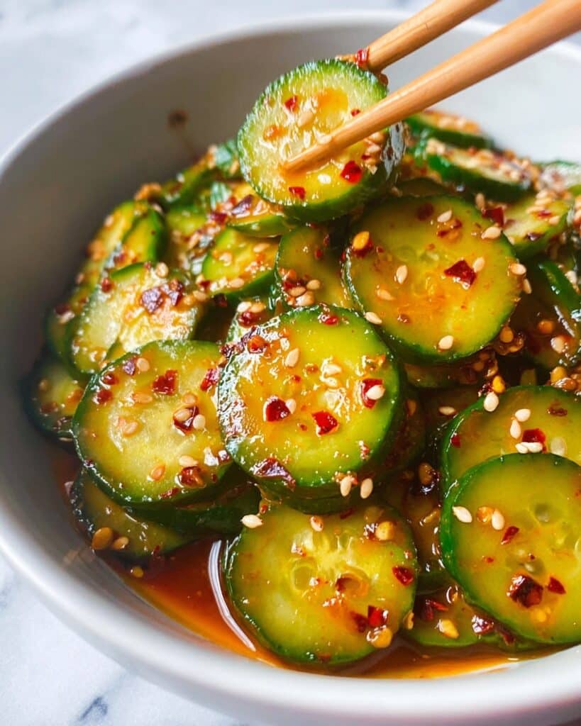 Easy Asian Cucumber Salad Recipe