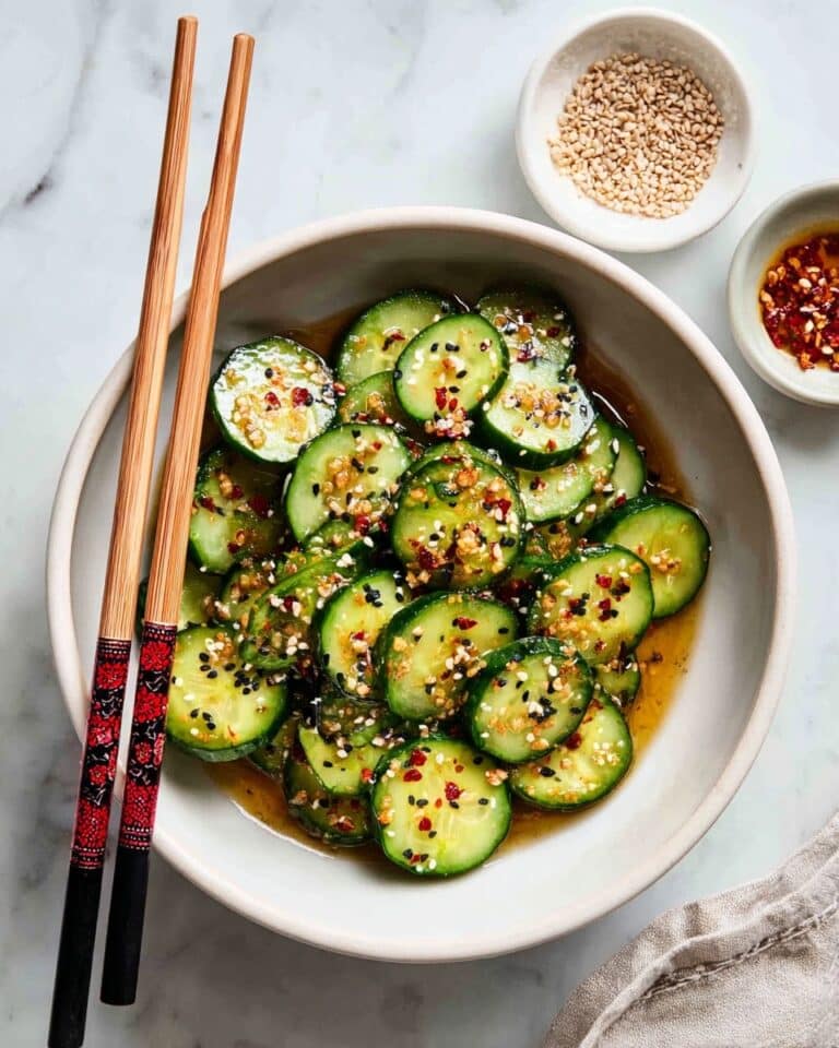 Spicy Asian Cucumber Salad Recipe