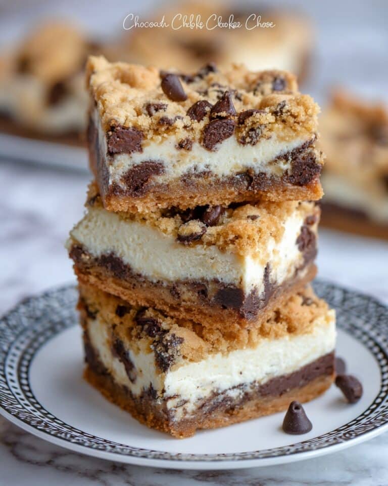 Chocolate Chip Cookie Cheesecake Bars Recipe