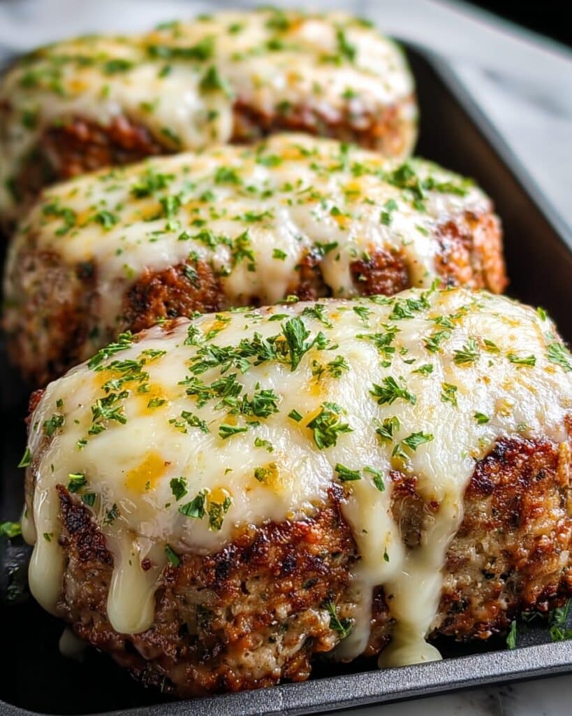 Garlic Parmesan Chicken Meatloaf Recipe