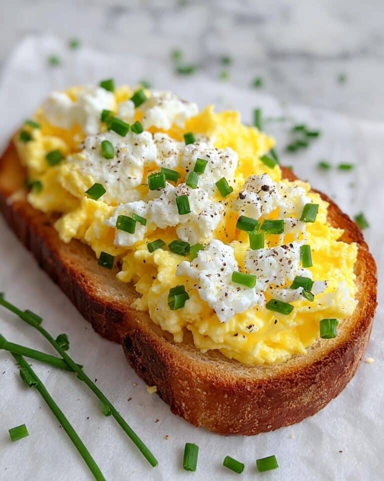 Easy 6-Ingredient Egg and Ricotta Toast Recipe
