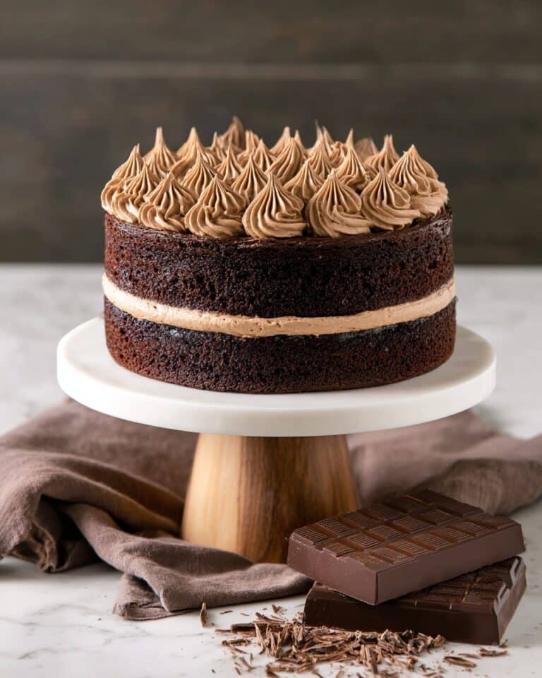 French Silk Pie Cake Recipe