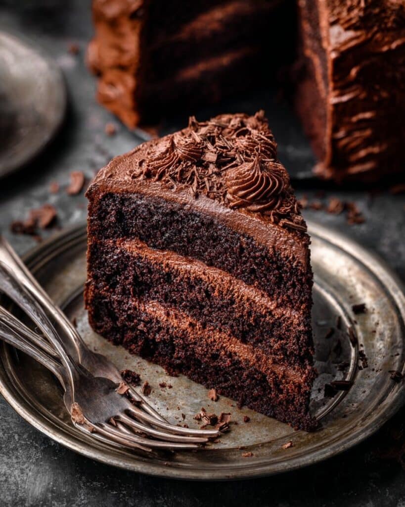 Old-Fashioned Devil’s Food Cake Recipe