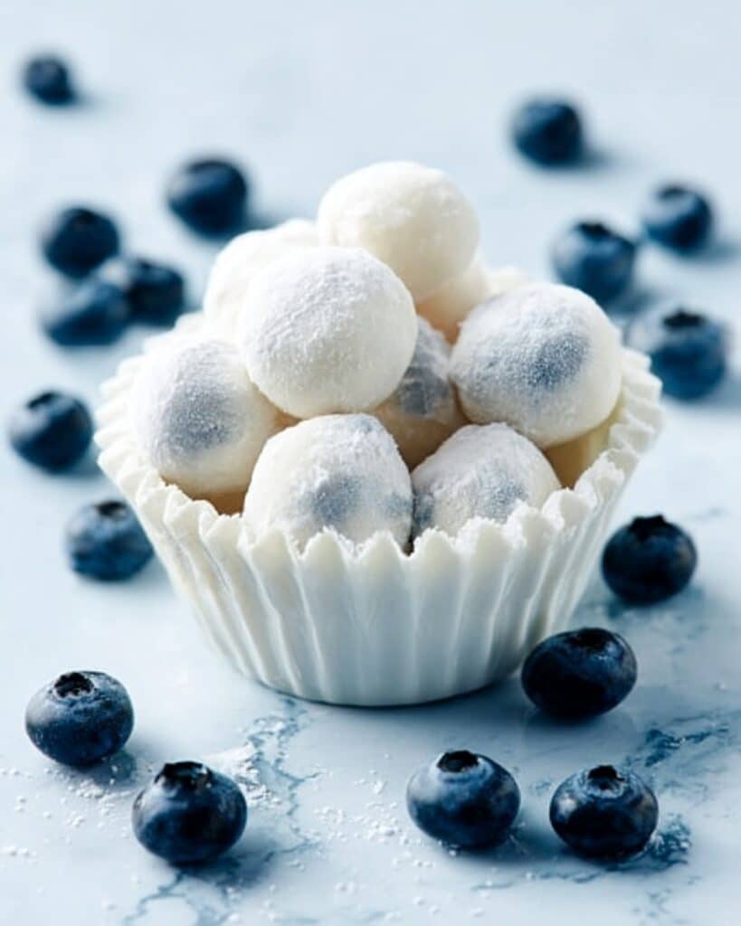 Quick Frozen Greek Yogurt Blueberry Bites Recipe