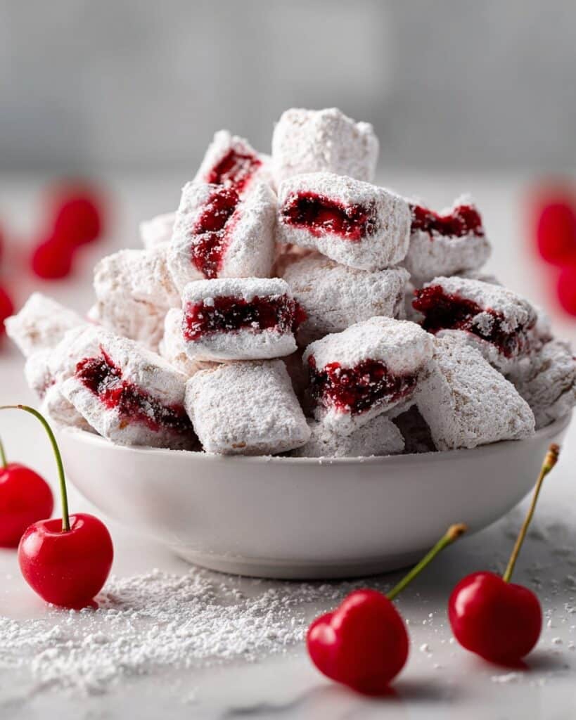 Cherry Cheesecake Puppy Chow Delight Recipe
