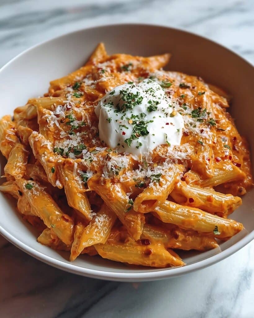 Creamy Tomato Garlic Pasta Recipe