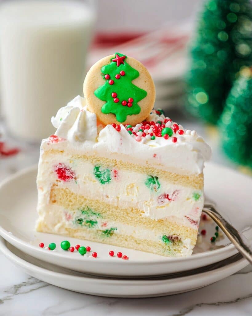 Christmas Sugar Cookie Cheesecake Recipe