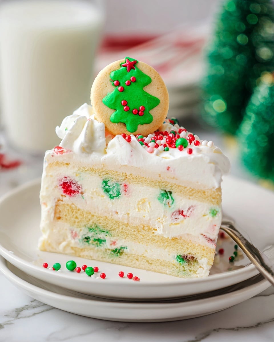 Christmas Sugar Cookie Cheesecake Recipe