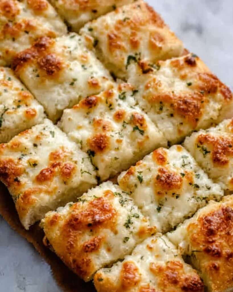 Homemade Cheesy Breadsticks Recipe