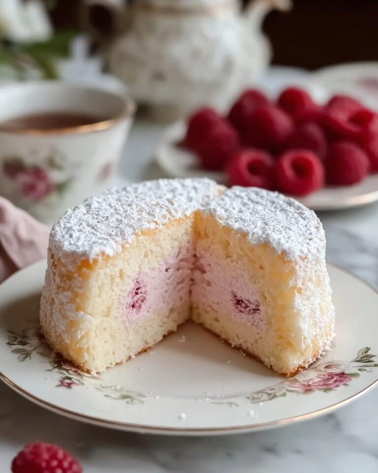 Raspberry Angel Food Cake Recipe
