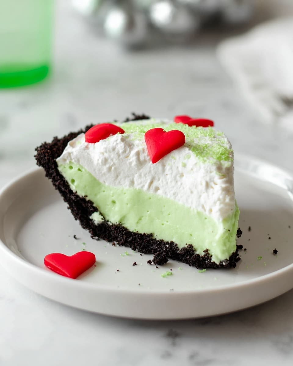 No Bake Grinch Pie Recipe