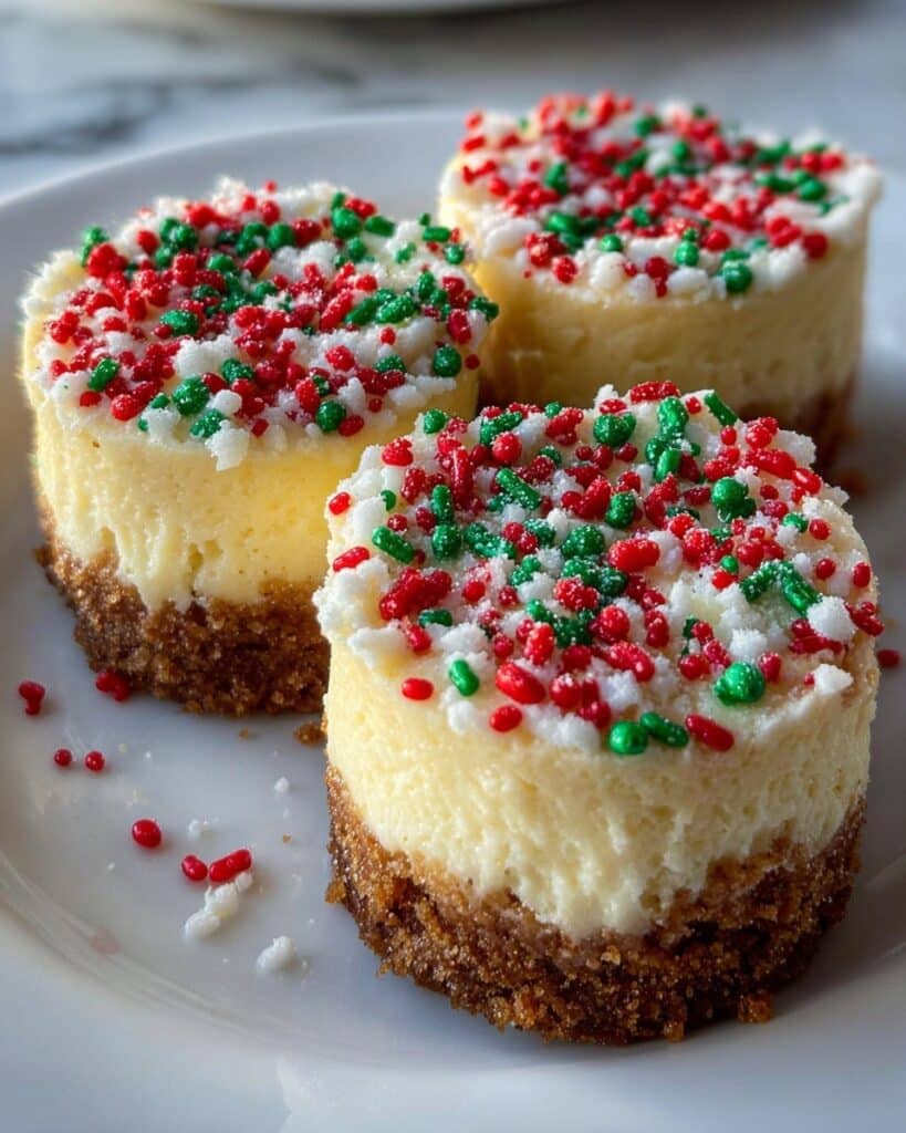Mini Christmas Cheesecakes Recipe