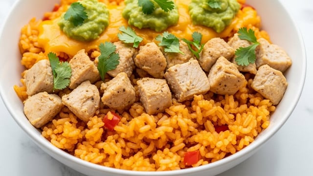 Pollo Loco Mexican Chicken and Rice with Queso Recipe