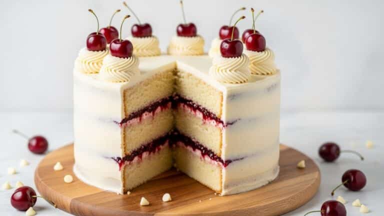 White Forest Cake Recipe