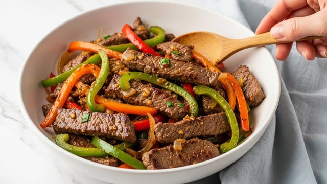 Chinese Pepper Steak with Onions Recipe