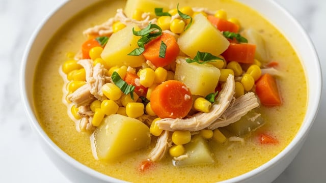 Creamy Chicken Corn Chowder Recipe
