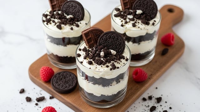 No Bake Cheesecake Cups – Easy Oreo Treats Recipe