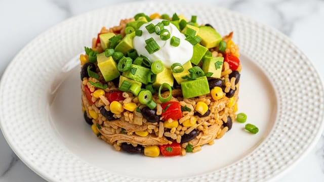 Easy Chicken Burrito Casserole Recipe