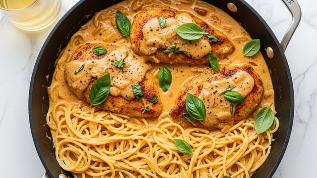 Marry Me Pumpkin Chicken Pasta Recipe