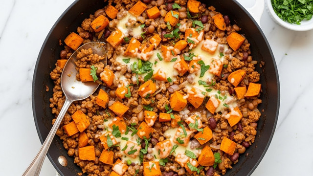 Ground Turkey Sweet Potato Bake Recipe