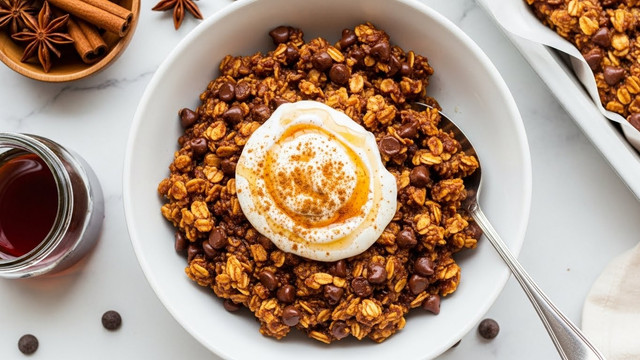 Pumpkin Baked Oatmeal Recipe