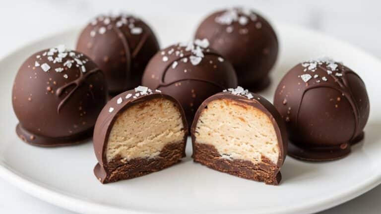 High Protein Frozen Peanut Butter Greek Yogurt Bites Recipe