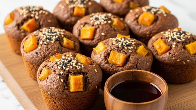 Japanese Sweet Potato and Sesame Muffins Recipe