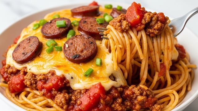 One Pot Cowboy Spaghetti Recipe