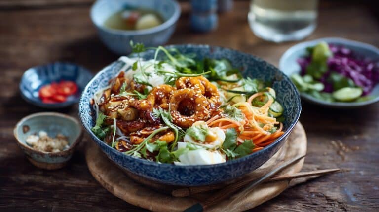 Satay Crispy Rice Salad Recipe