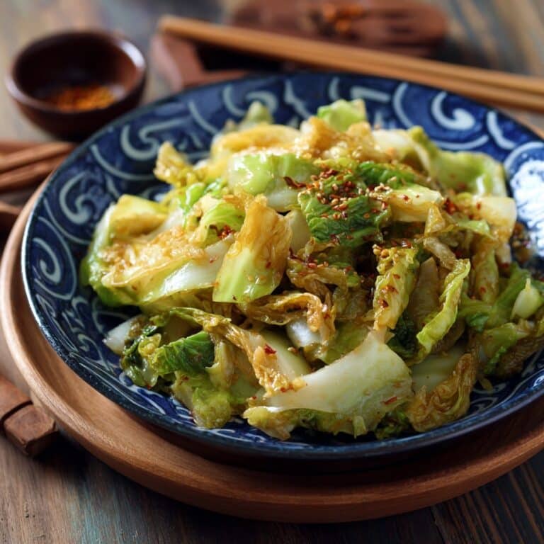 Melted Cabbage with Garlic, Parmesan, and Parsley Recipe