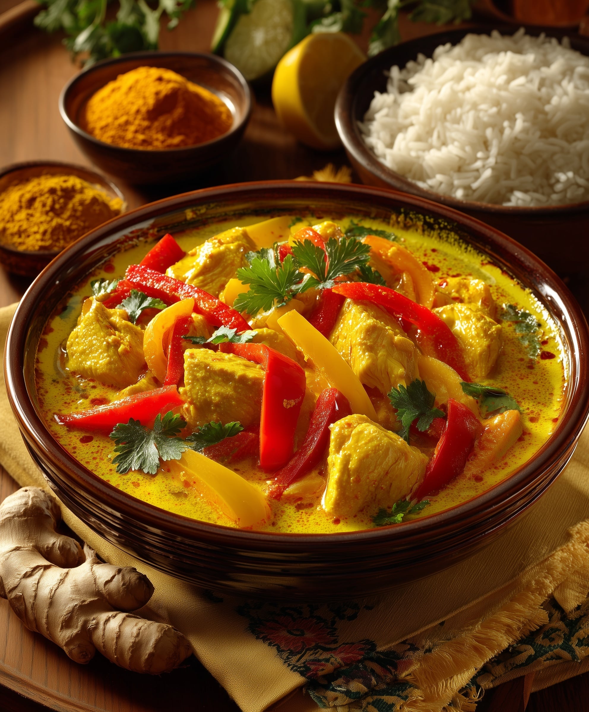 Chicken & Vegetable Curry Recipe - Recipe Image