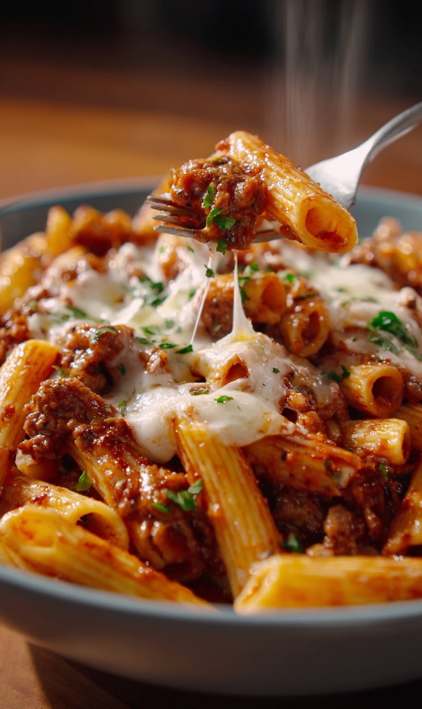 Crock Pot Baked Ziti Recipe - Recipe Image