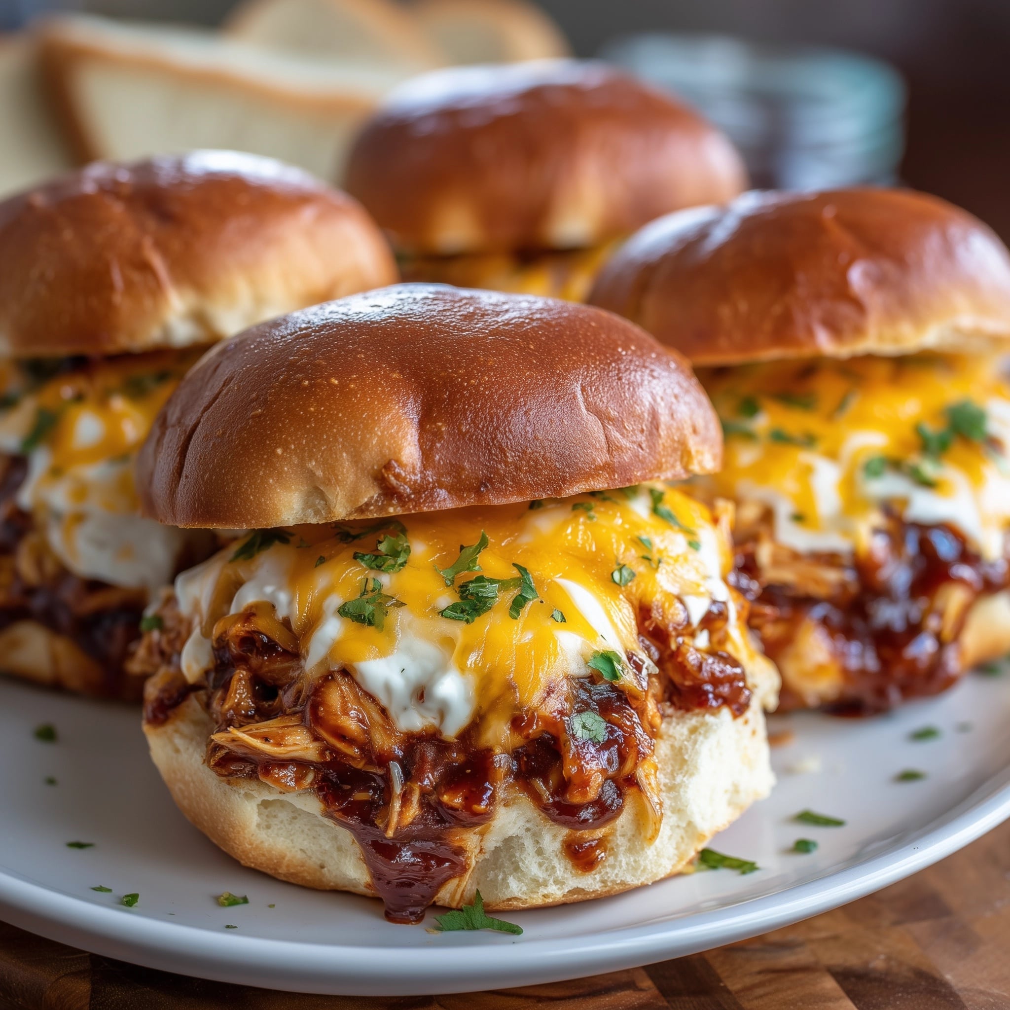 Easy Hot Honey Chicken Sliders Recipe - Recipe Image