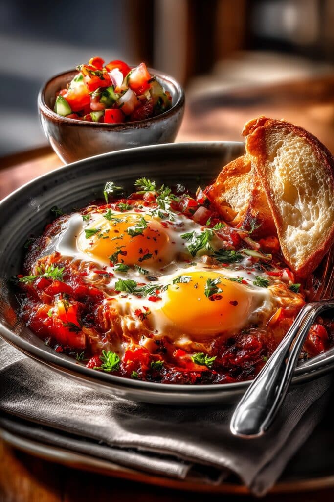 Smoky Beans & Baked Eggs Recipe