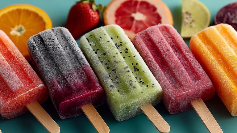 Rainbow Fruit Lollies Recipe
