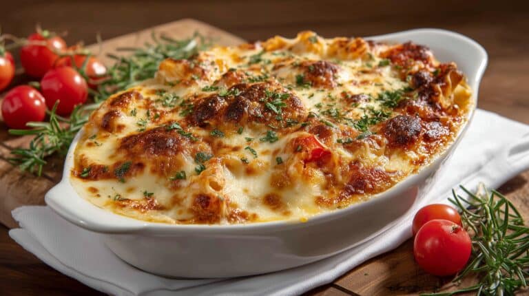 Baked Gnocchi with Tomato and Mozzarella Recipe