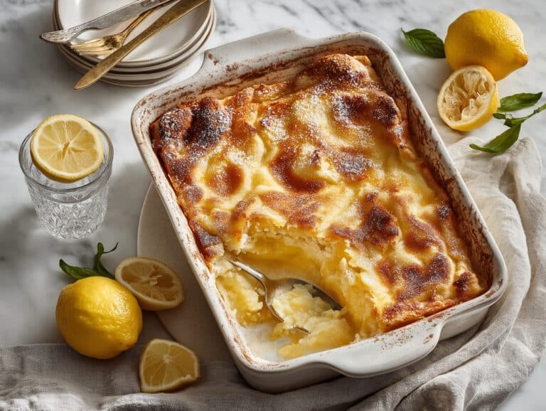 Lemon Cream Cheese Dump Cake Recipe