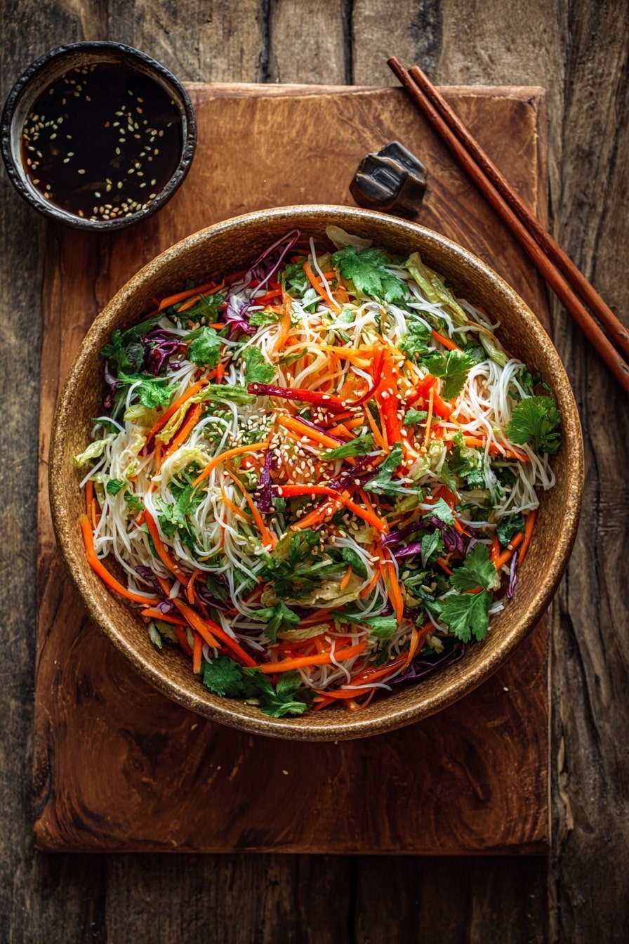 Cabbage Glass Noodle Stir Fry Recipe - Recipe Image