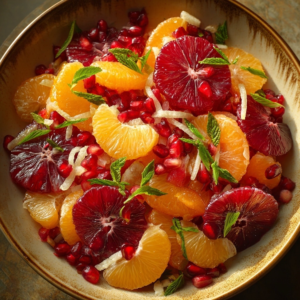 Winter Citrus & Pomegranate Fruit Salad Recipe