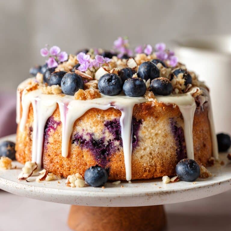 Keto Blueberry Butter Cake Recipe