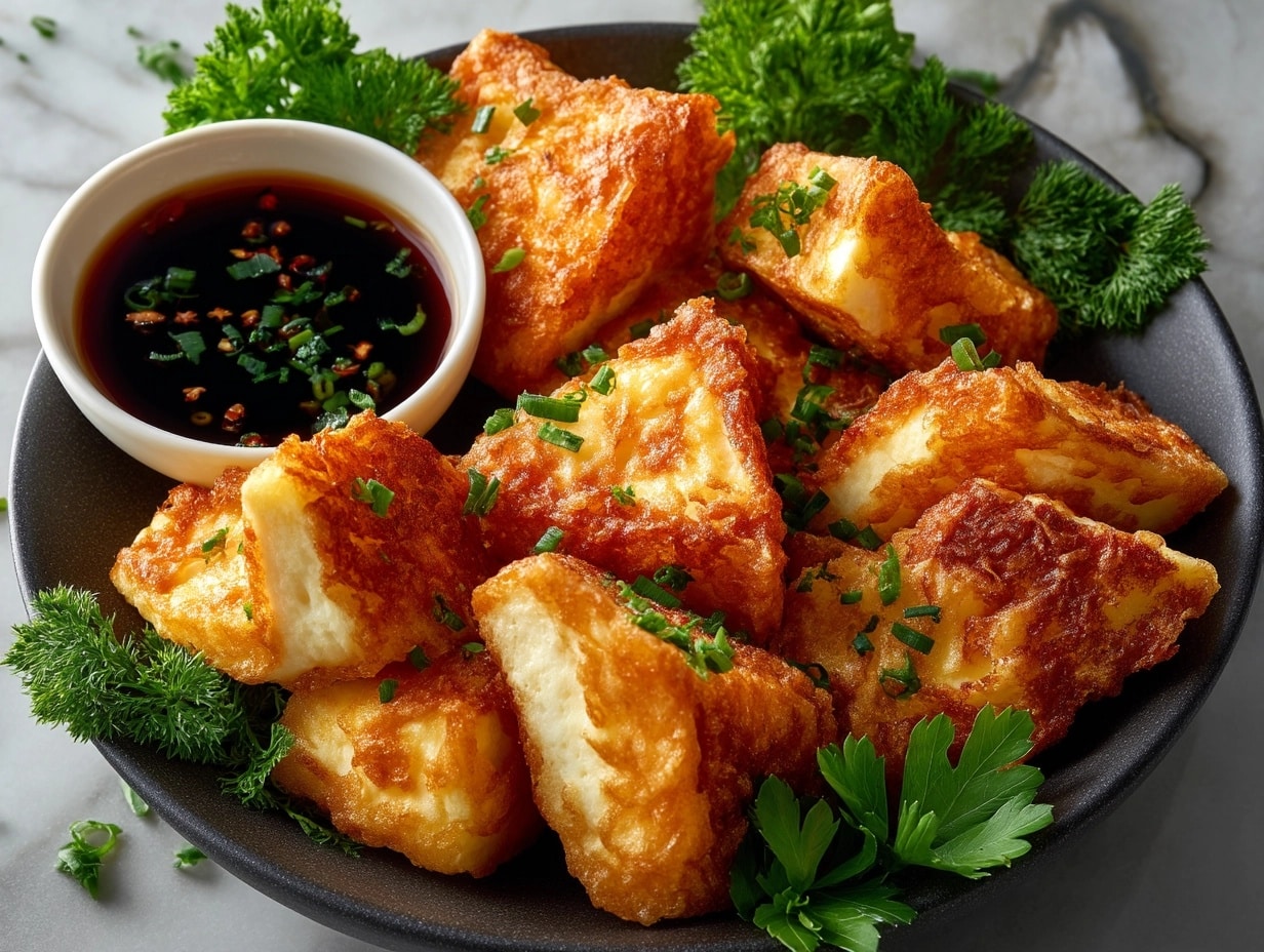 Air Fried Tofu Recipe - Recipe Image